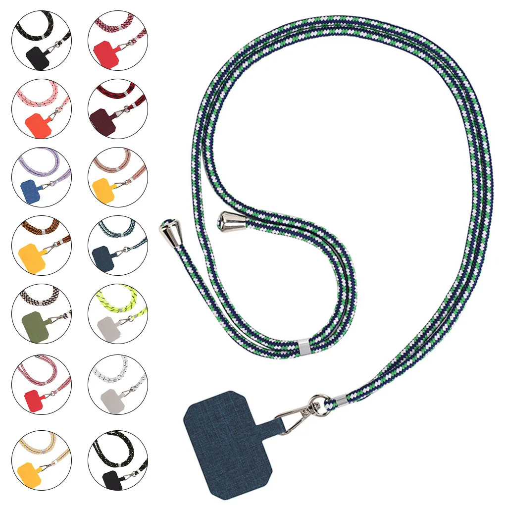 

Universal Adjustable Detachable Neck Cord Lanyard Strap Phone Lanyard Cell Phone Rope Neck Straps For Mobile Phone Accessories