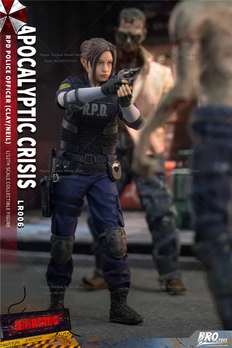 BROTOYS LR006 1/12 Jill Clair Cool Girl Фигурка Приключенческая игра Apocaly ptic Cris is 6 дюймов Полный