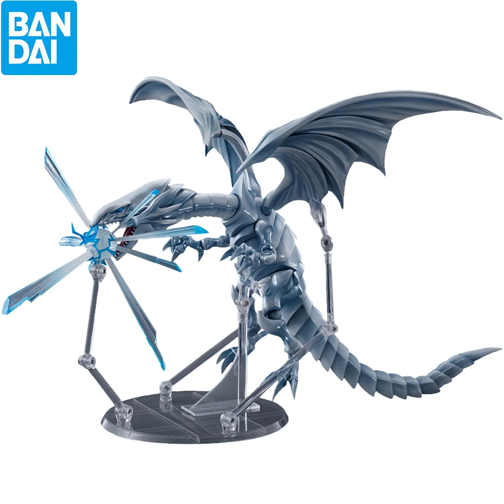 

BANDAI S.H.MonsterArts Blue-Eyes White Dragon Yu-Gi-Oh! Duel Monsters Action Anime Figure Collectible Model Toys