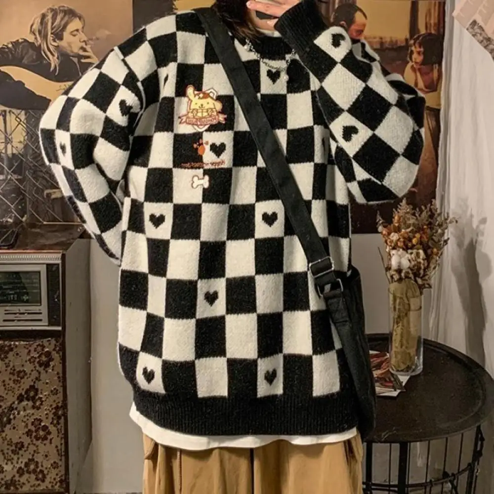 Свитер Sanrioed с героями мультфильмов Cinnamoroll аниме Kawaii My Melody весенне-зимние вязаные