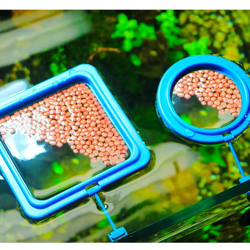 Кольцо для кормления аквариума рыболовная станция плавающий поднос еды кормушка