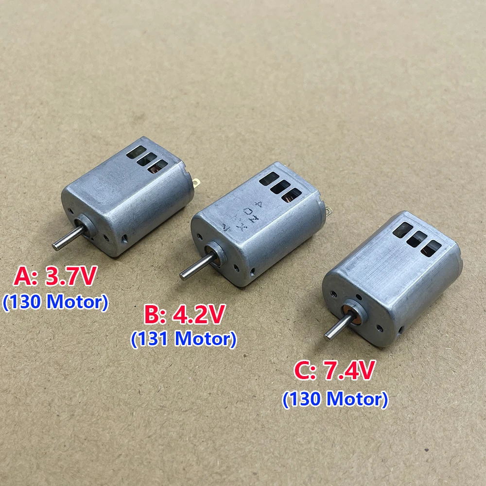 FK-130PH Micro 131SH Электродвигатель с угольной щеткой постоянного тока 3,7 В 4,2 В 7,4 В Высокоскоростной маленький двигатель 15 мм * 20 мм для игрушечного слота автомобиля, лодки, двигателя