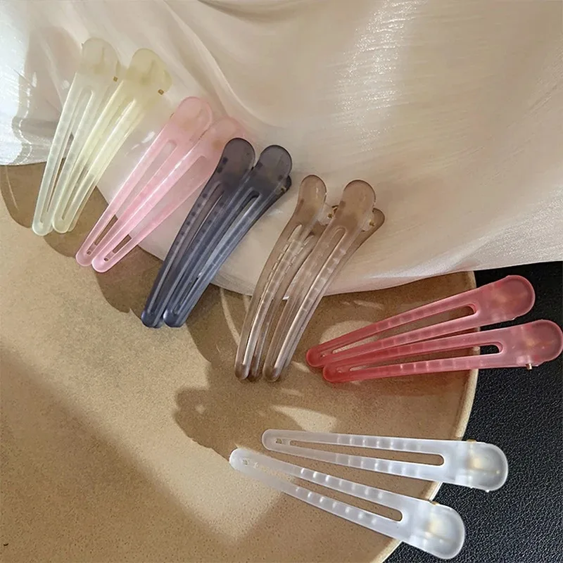 2 шт. профессиональные заколки для парикмахерских яркие цвета пластиковые волос