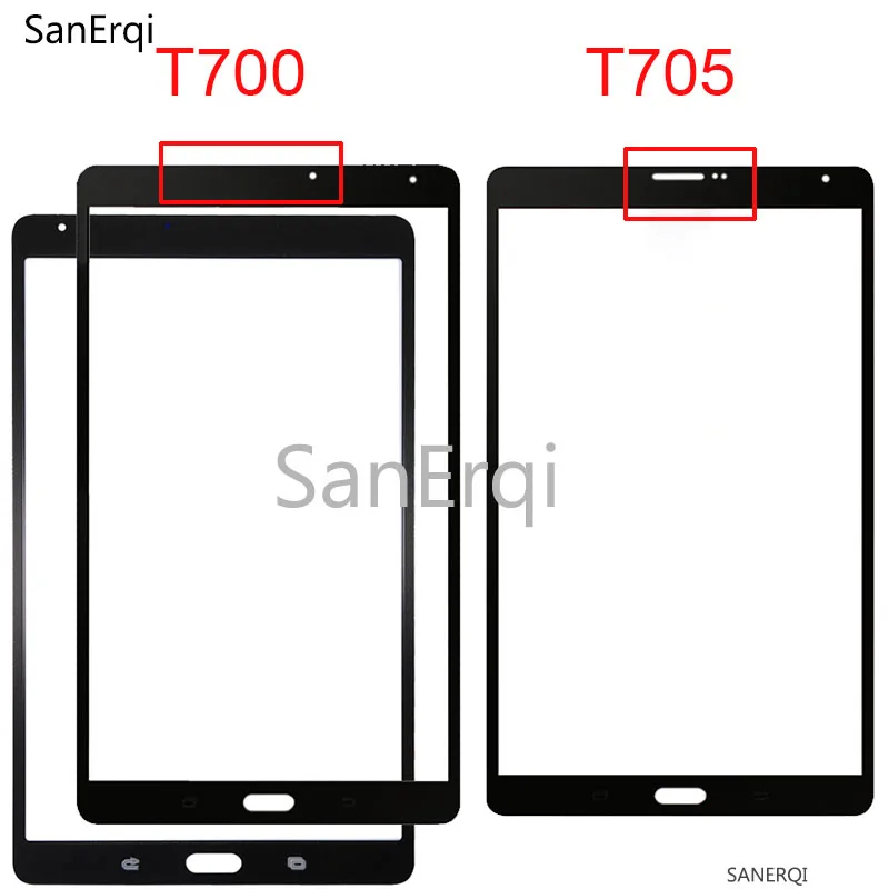 

8.4 inch Touch Screen For Samsung Galaxy Tab S 8.4 T700 T705 T707 Front Glass Touch Screen LCD Outer Panel Replacement