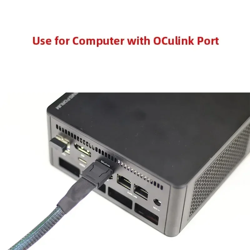 EXP GDC OCuLink GPU Dock PCIe 4.0 x4 Высокоскоростная док-станция для мини-ПК ноутбука внешней