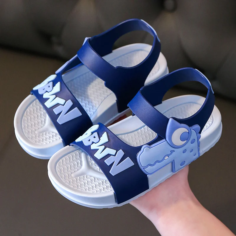 

New Children Summer Boys Sandals Baby Kids Flat Child Beach Shoes Sports Soft Non-slip Casual Toddler Shoes 3-8 Years Boys Shoes