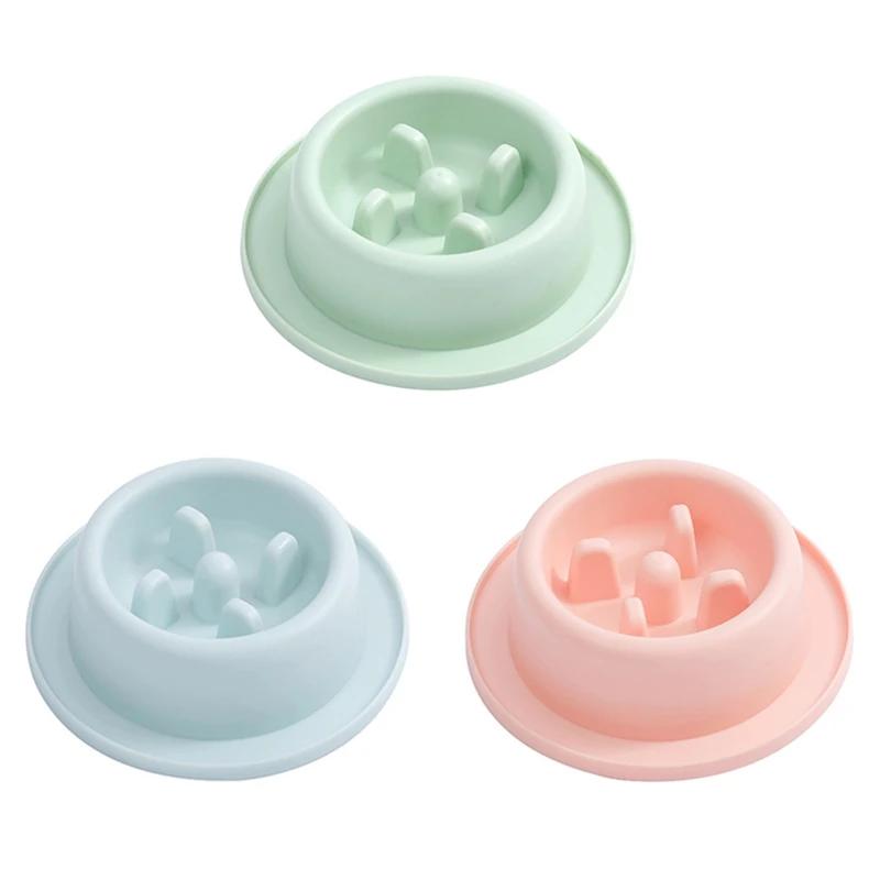 

Pet Dog Slow Down Eating Bowls Feeding Food Puppy Feeder Dish Bowl Prevent Obesity Pet Small Dogs Healthy Diet Feeding Supplies
