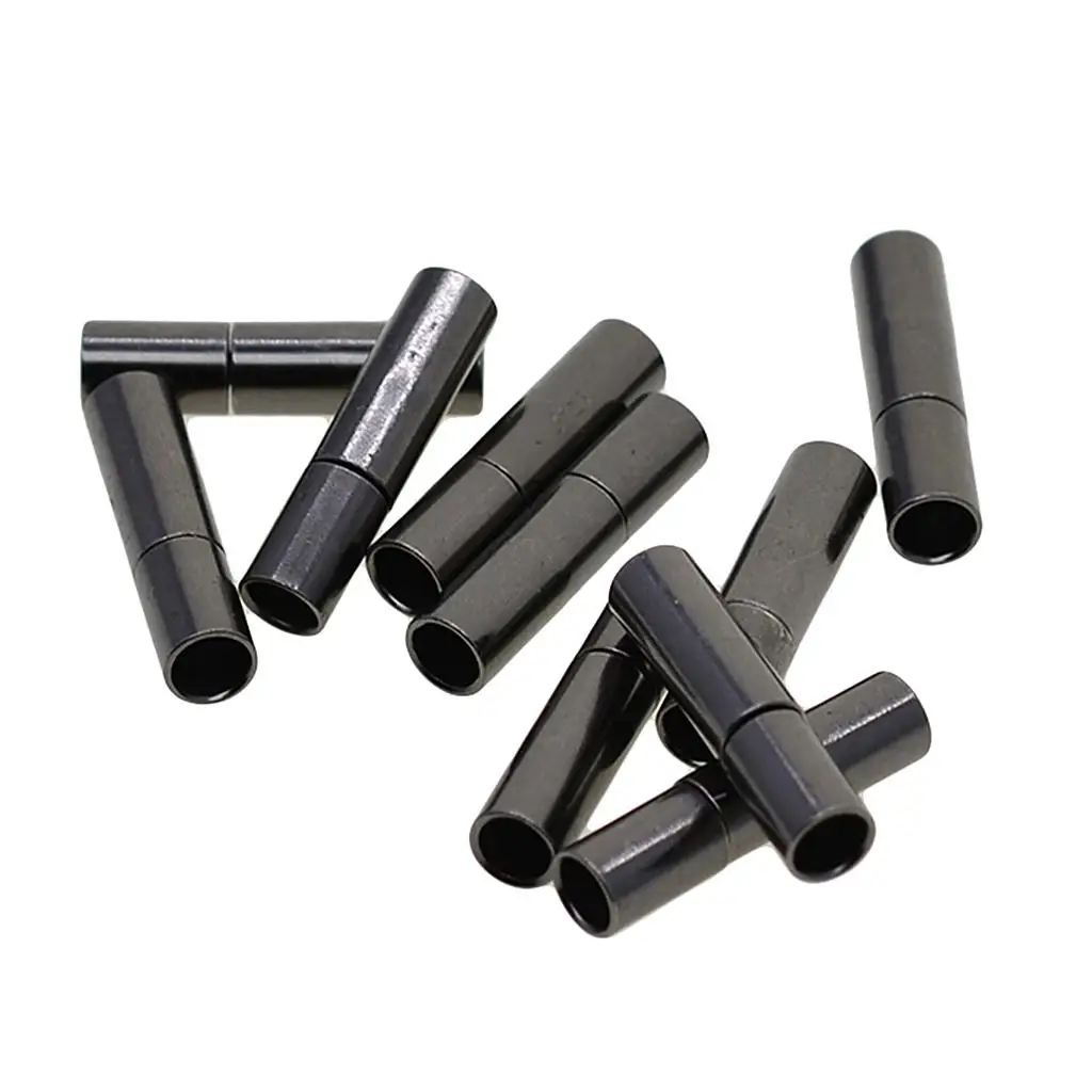 10 комплектов 3 мм клей в нажимной трубке застежка кожаный наконечник шнура