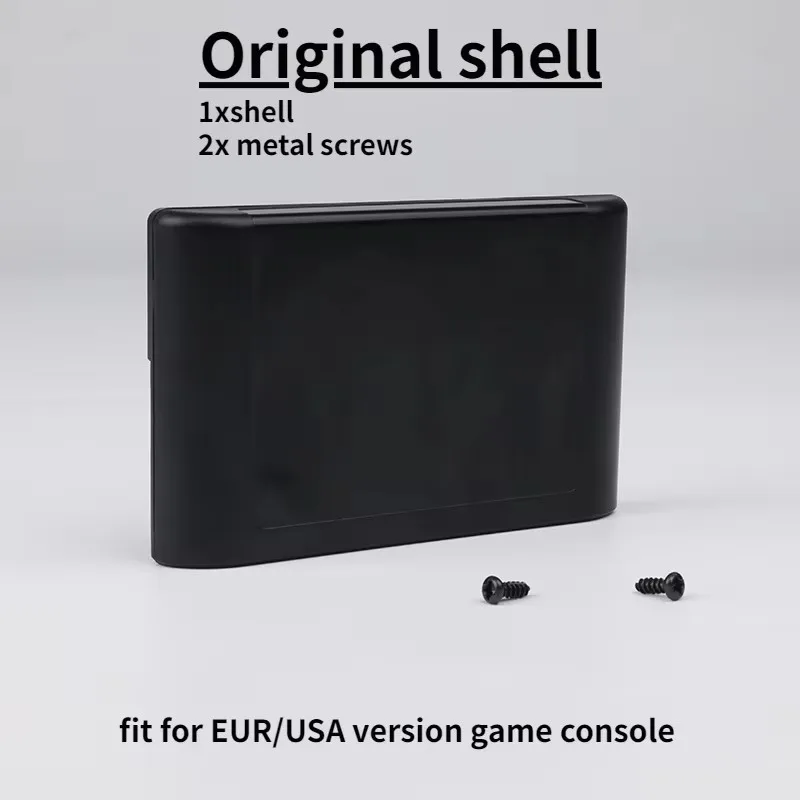 Фото Чехол для игровых картриджей Sega Genesis MegaDrive, пластиковый, черный, защитный корпус для замены картриджей №3