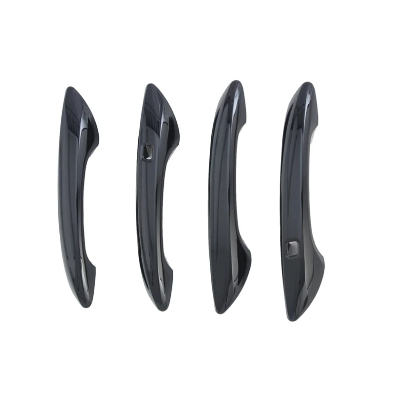 For Hyundai Sonata DN8 2024 Carbon Fiber Car Exterior Door Handle Cover Decorative Trim Accessories