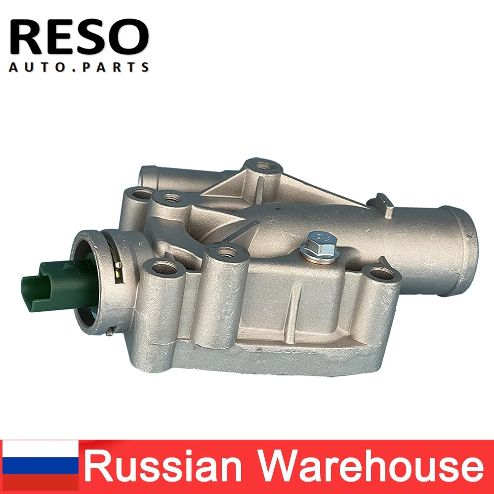 

RESO Engine Coolant Thermostat with Housing For Peugeot Partner 206/207/307/308/1007 For Citroen C2 C3 C4 1336.Z0 1336Z0
