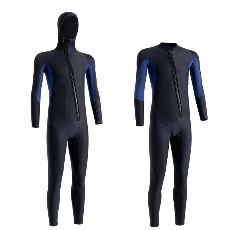 Мужской неопреновый гидрокостюм для всего тела 3 мм дайвинга в холодной воде с