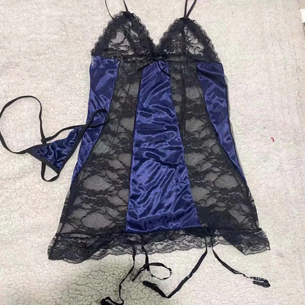 Новое горячее черное нижнее белье Babydoll для женщин сорочка без рукавов медового