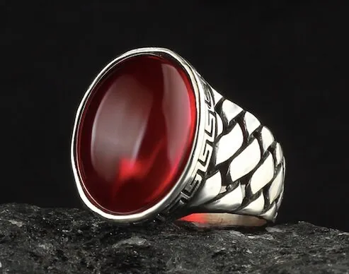 

Серебряное кольцо 925k, мужское кольцо ручной работы, натуральный циркон, ювелирные изделия, подарок ему и каждому
