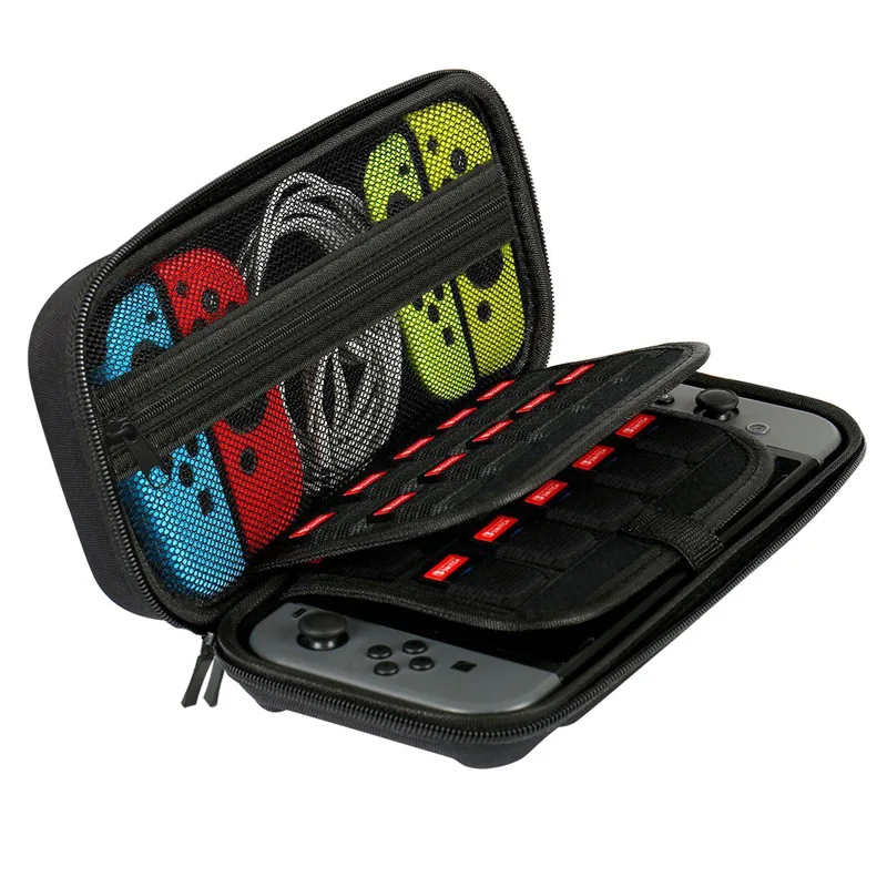 

Сумка для хранения переключателей, защитная коробка на органических светодиодах с 20 слотами для карт, машина для отдыха большой вместимост...