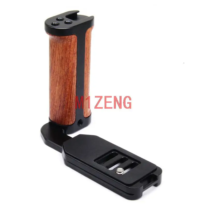 

universal wooden Vertical Quick Release L Plate/Bracket hand Grip for canon nikon sony pentax olympus panasonic Fujifilm camera