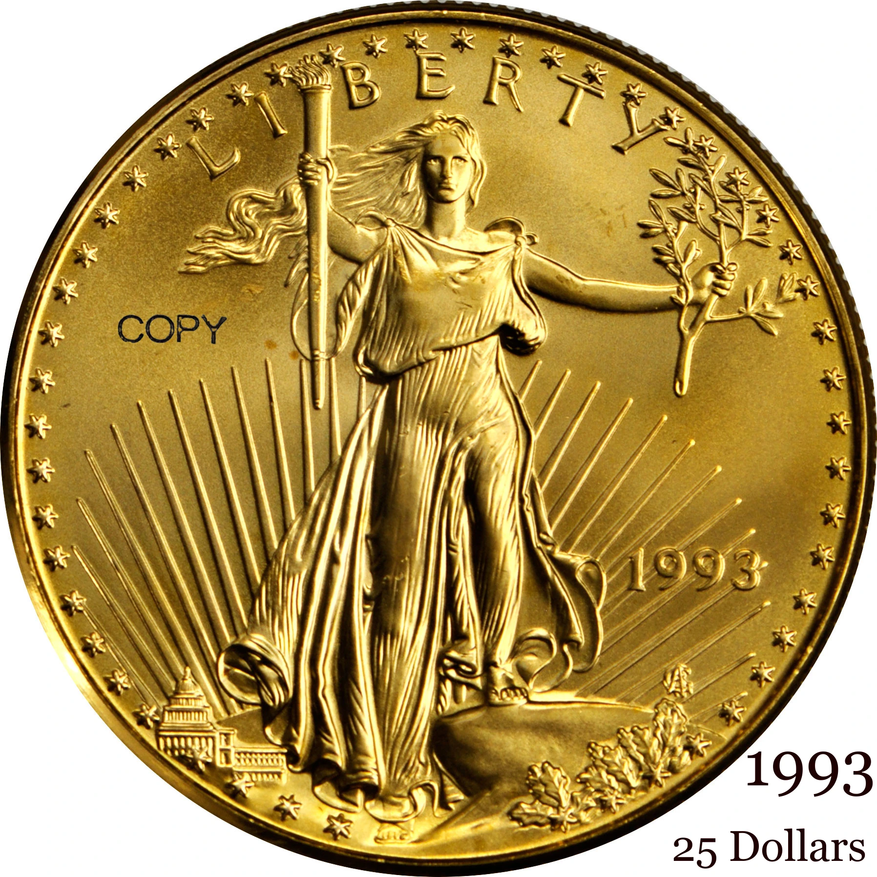 

Соединенные Штаты, США, 0, 25 долларов, половина унции, американский золотой Орел, слитки, монета США, свобода, золото, латунь, металлическая ко...
