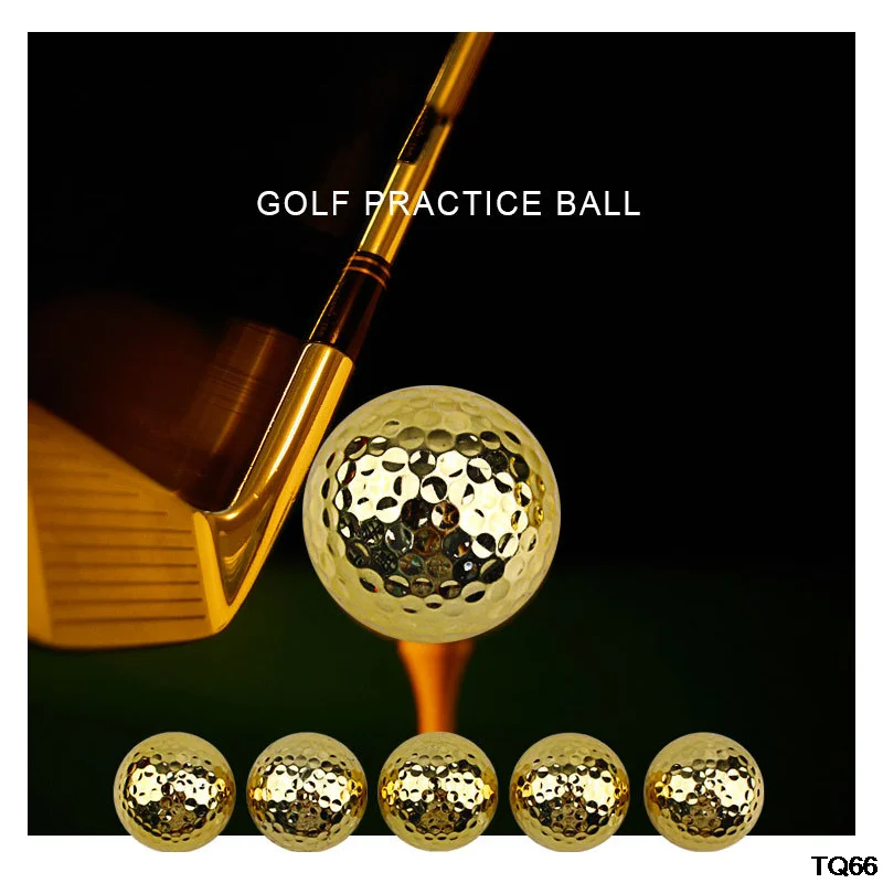 

Professional Practice Dia 42.7mm Plated Golf Ball Fancy Match Opening Goal Outdoor Training Balls