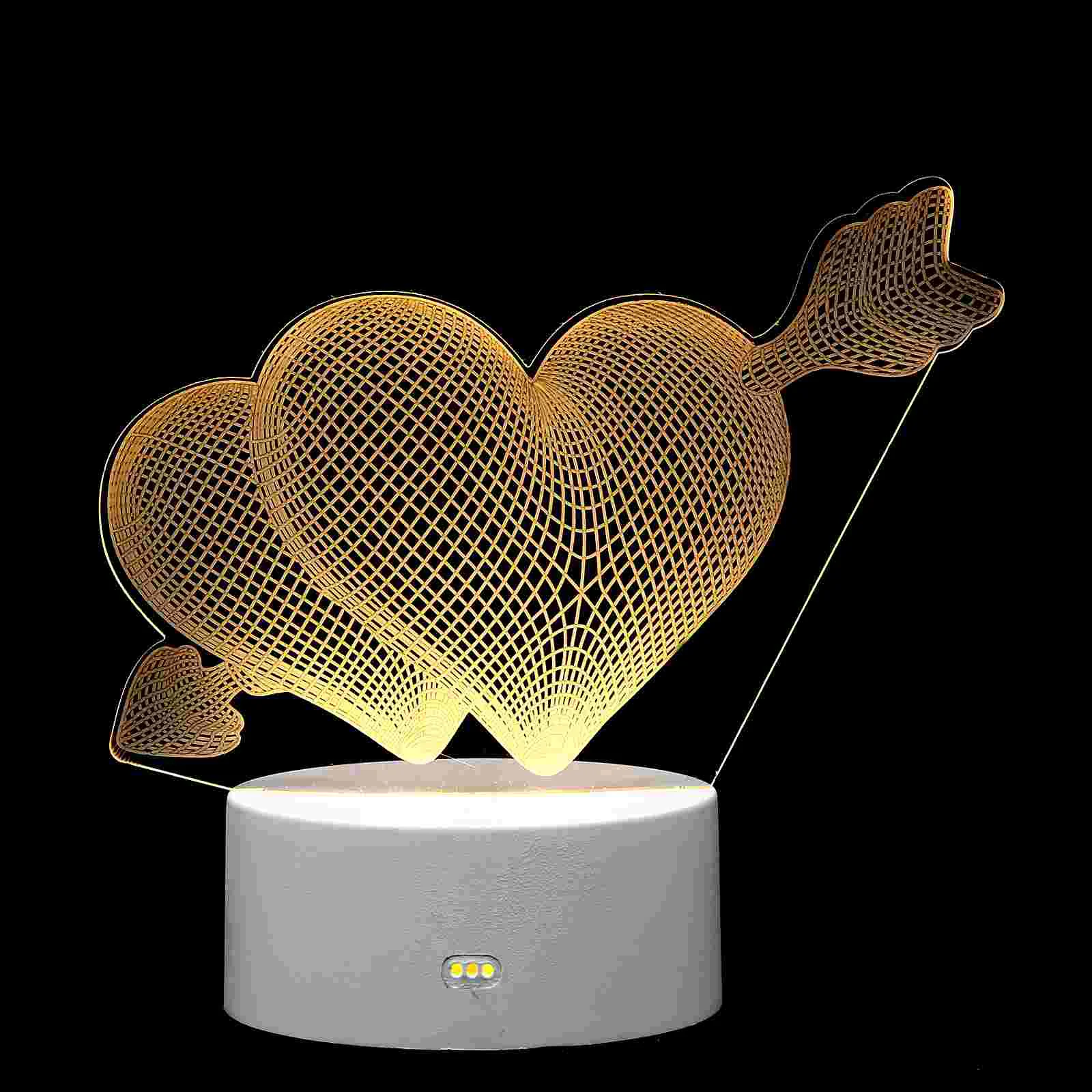 

1 комплект 3D визуальной лампы для ночного освещения