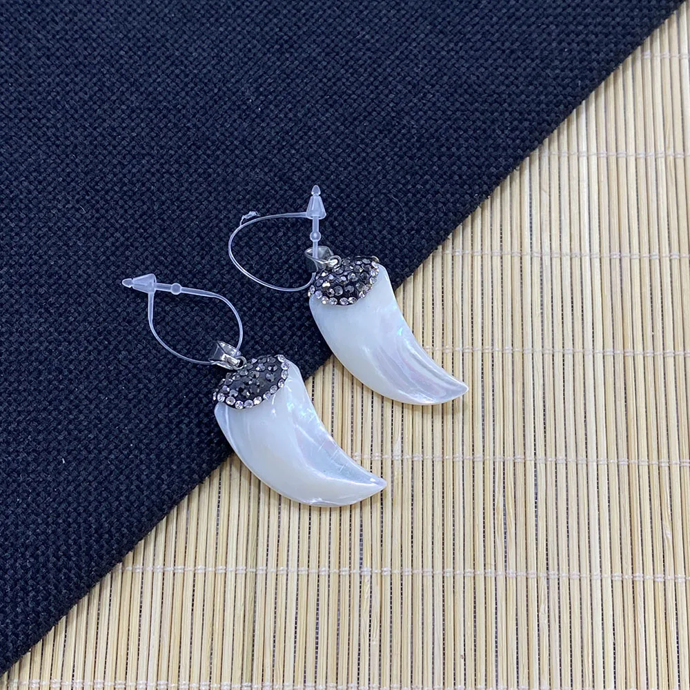 Перламутровая Подвеска из натуральной пресноводной ракушки в форме перца