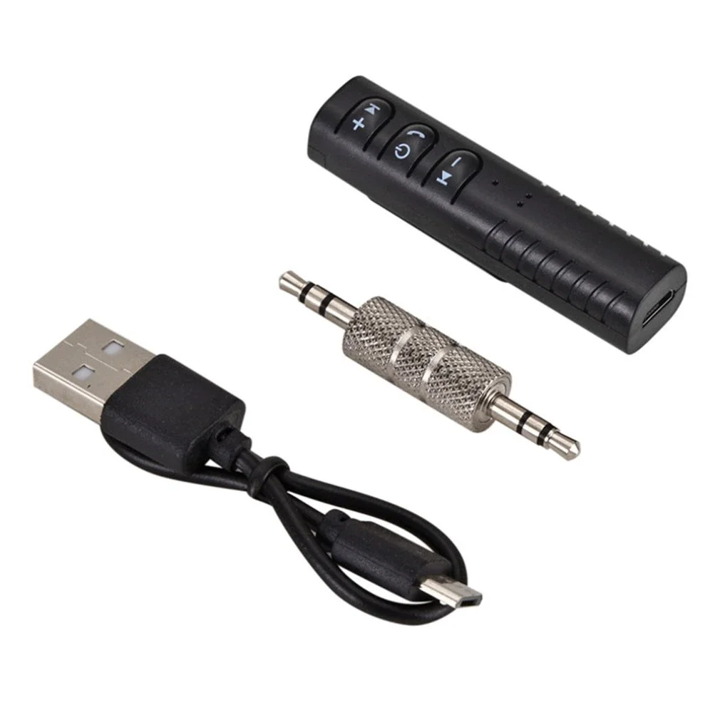 

2022 New Handsfree Bluetooth Car Kit Auto 3.5mm Jack Bluetooth Music MP3 Audio Adapter Receiver For Headphone Wireless