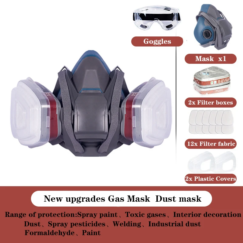 Технический полулицевой респиратор для распыления красок безопасности работ