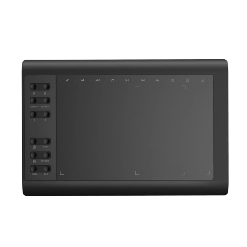 

Graphics Drawing Tablet 10x6 inch Drawing Tablet with 12 Hot Key Passive Stylus 8192 Levels Pressure Graphics Tablet