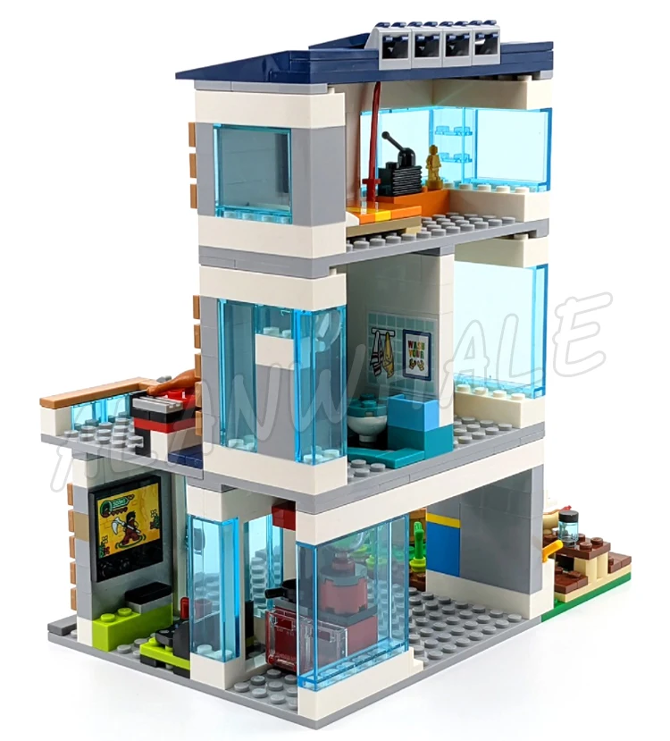 388 шт. городской 3-уровневый современный семейный дом зарядная станция EV