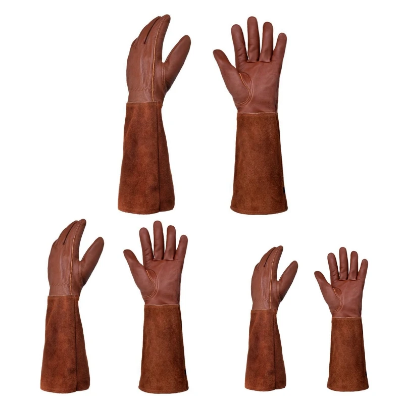 

Садовые перчатки с защитой от проколов, теплоизоляционные перчатки с цветочным рисунком, для обрезки роз, для мужчин и женщин, Прямая постав...