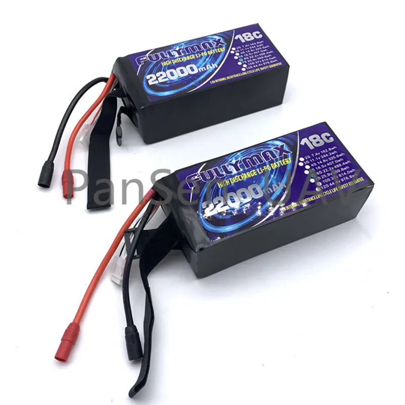 

Оригинальный литий-полимерный аккумулятор Fullymax 22000 мАч 22,8 в 6S 18C для мультикоптера с большой нагрузкой FPV