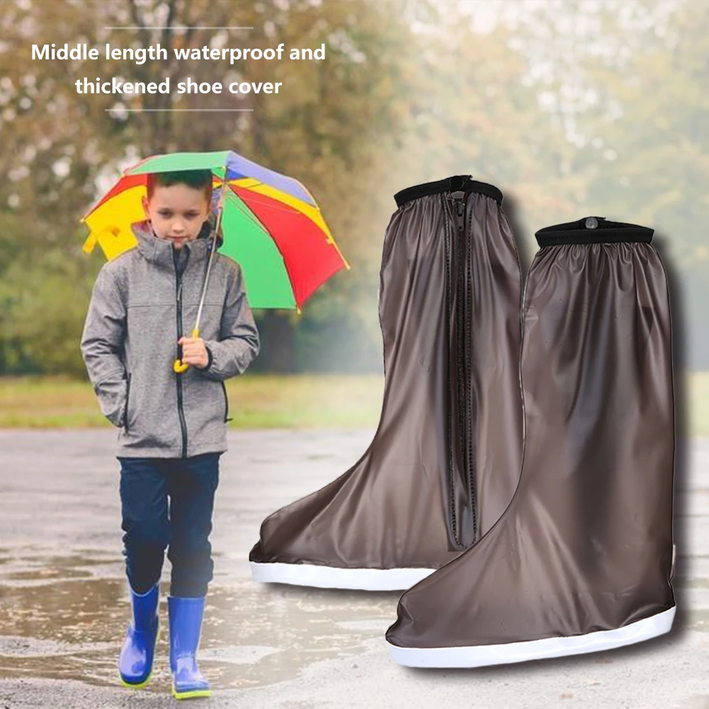 

Защита от дождя для езды на велосипеде унисекс, водонепроницаемая обувь на толстой подошве, для улицы