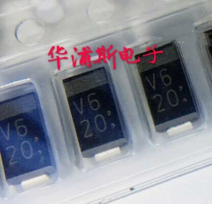 

30pcs 100% orginal new Genuine D1F60 SMA DO-214AC 1A 600V Silkscreen: V6 SMD Rectifier Diode