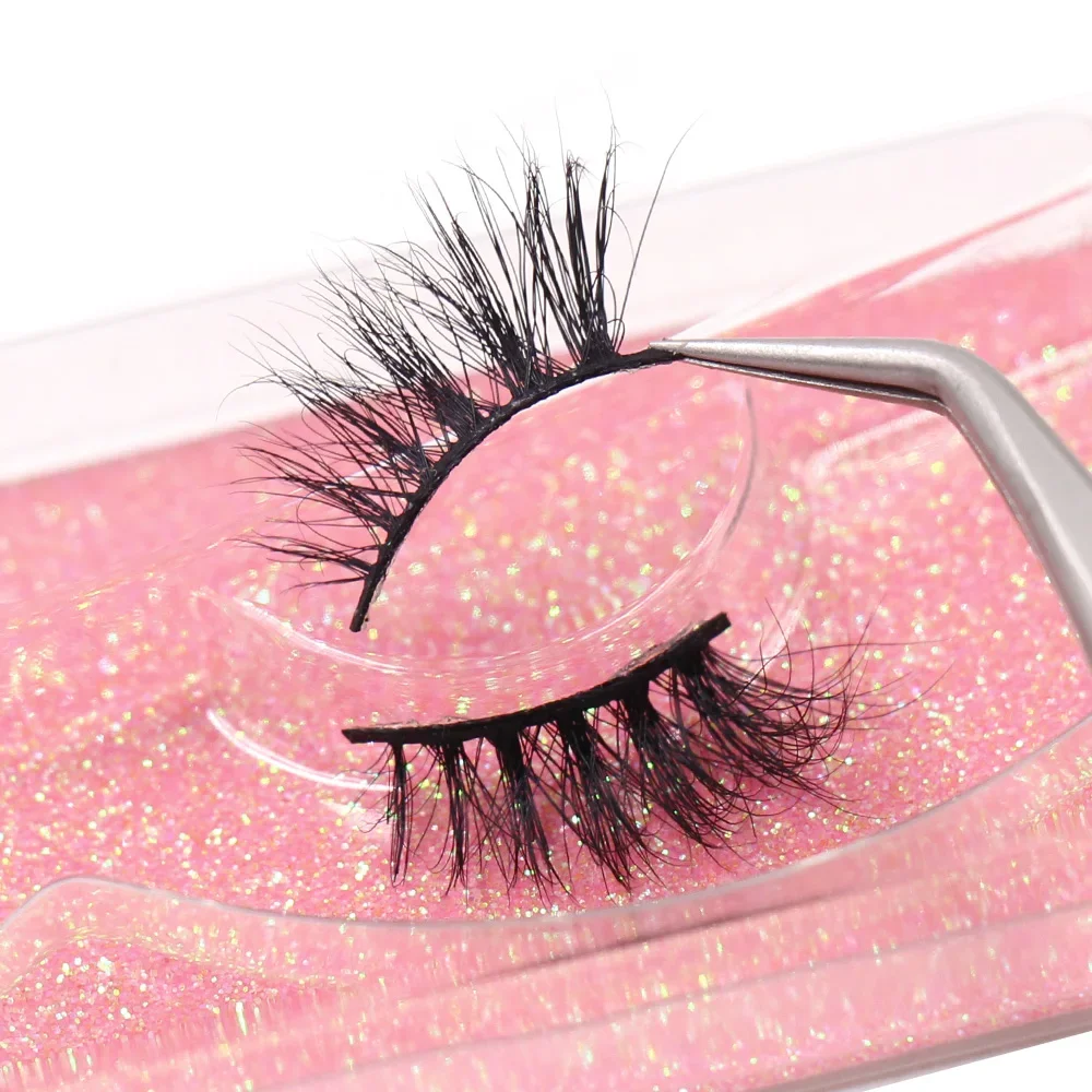 Фото Half Eey Lashes Soft Mink Lashes Reusable Foxy Eyes False Eyelashes Natural Fluffy Makeup Tools Extension Fake Lashes maquiagem №4