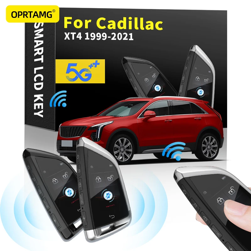 

Car Smart Remote Control Key LCD Display for Keyless Smart Key For Cadillac XT4 2000 2001 2002 2003-2018 2019 2020 2021 2022