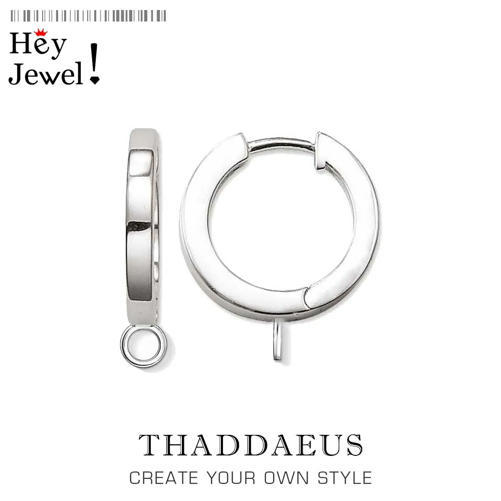 

Hinged Hoop Earrings Creole Carrier Europe Style Glam Classic Fashion Jewerly For Women Men Gift In 925 Sterling Silver