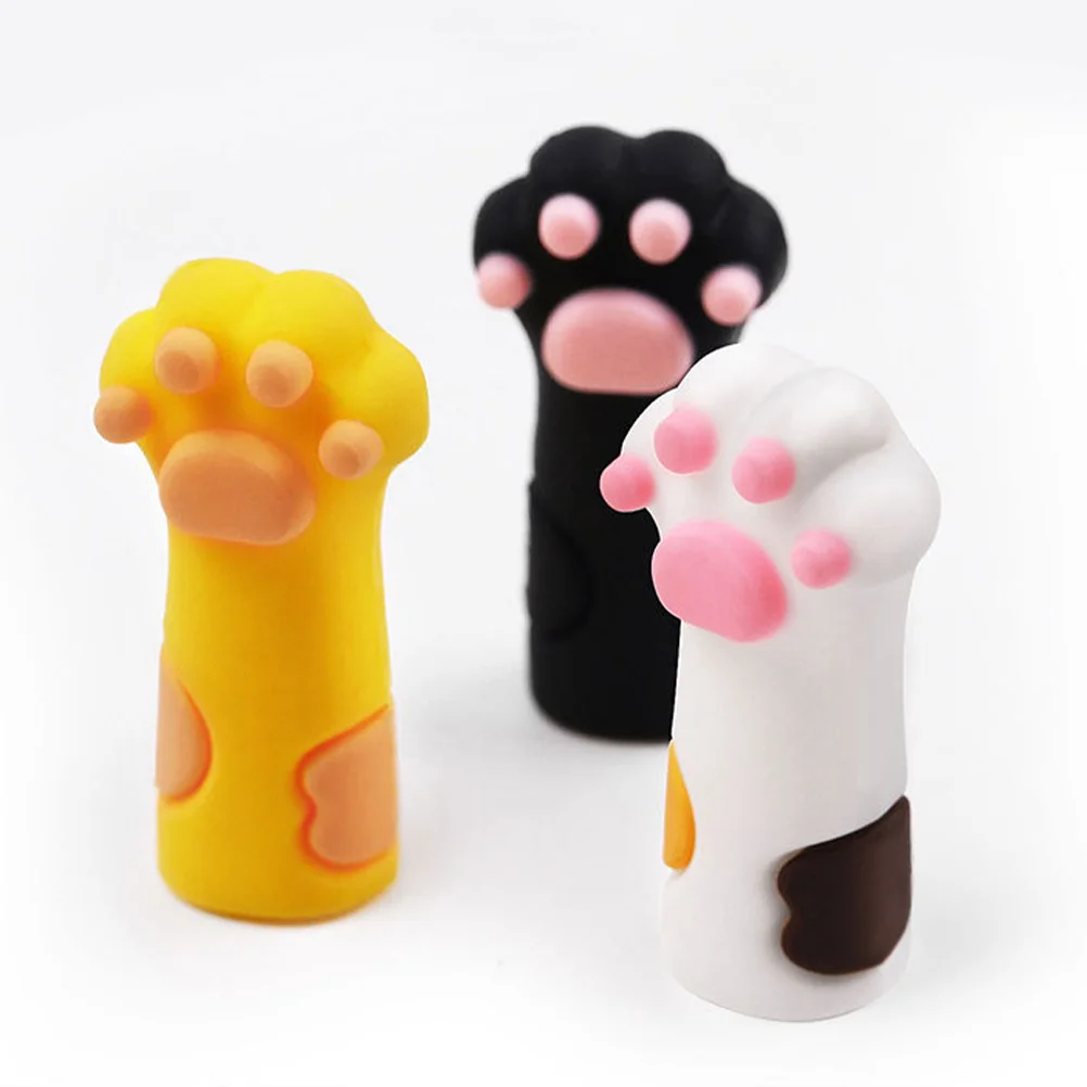 3 шт. ножницы для омертвевшей кожи защитный чехол милые чехлы кутикулы пинцет