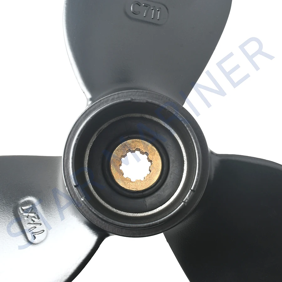 Фото 58111-98651-019 пропеллер 3X7-1/2X7 7 1/2x7 для подвесного мотора Suzuki DF4 DF5 DF6 4HP 5HP 6HP 58111-98651 5811198651019 лодка №4