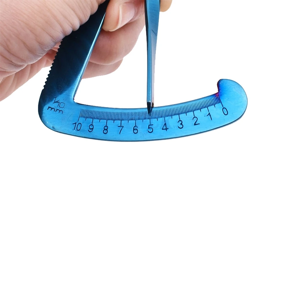 Цветной стоматологический штангенциркуль из нержавеющей стали металлический