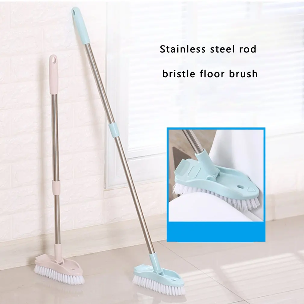 

Hot 80cm Tunnel Brush Adjustable Long Handle Scrubbing Brush For Cleaning Ceramic Tiles Bathroom Bathtub Household Floor Brush
