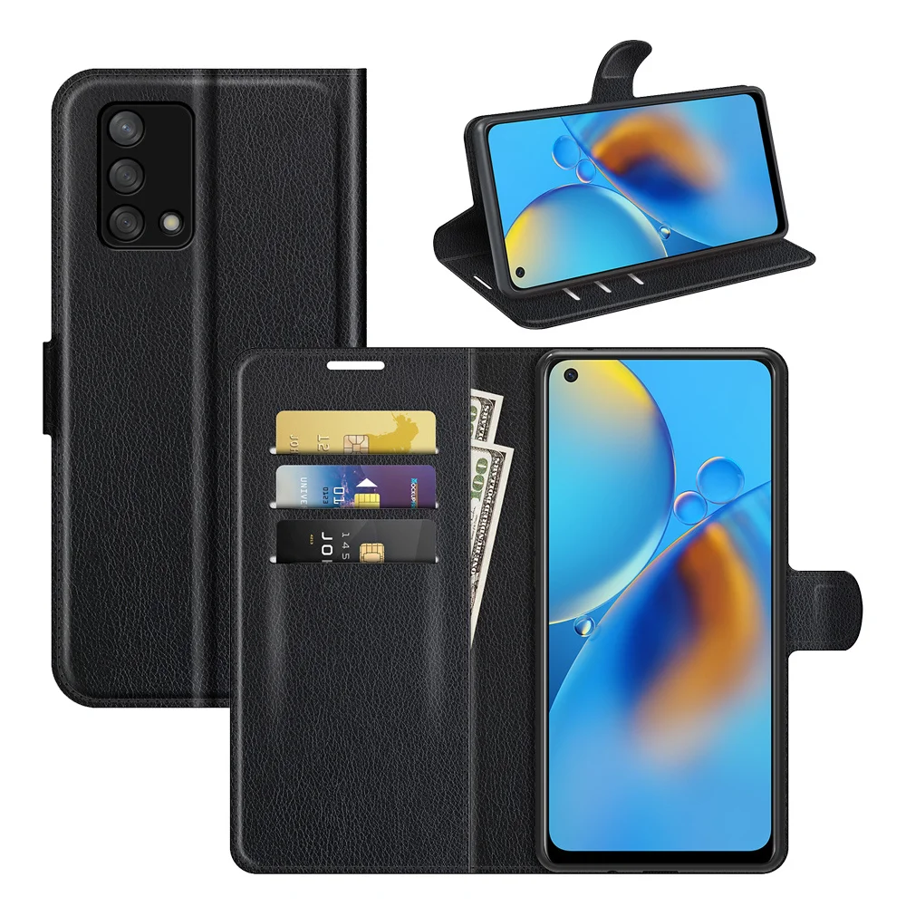

Модный кожаный чехол-кошелек для OPPO A74 4G для OPPO F19 Чехол Флип Мягкий Кошелек защитный чехол для телефона с картой