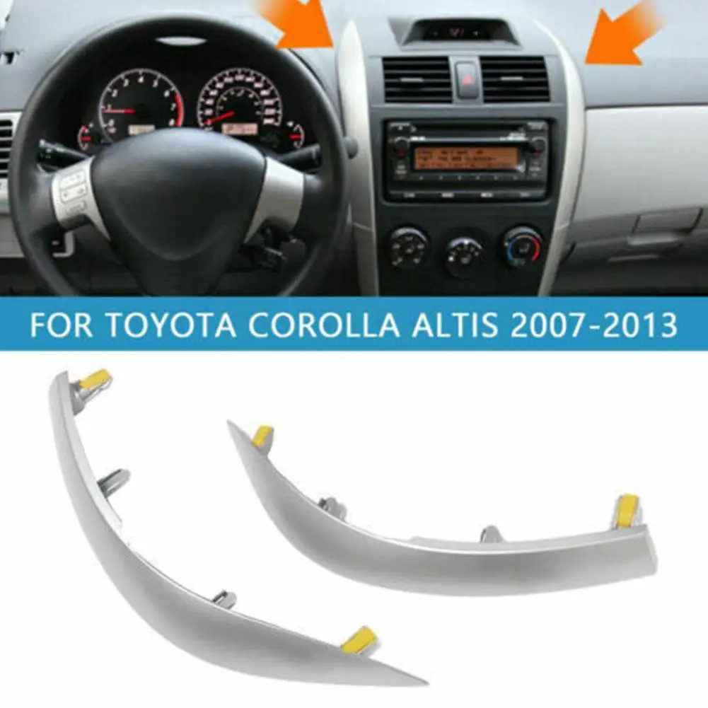 

Для Toyota Corolla / Altis 2009-2013 Центральная отделочная панель приборной панели 55435-02370(righ 55436-02330 (слева) полоса отделка Instr H8A0