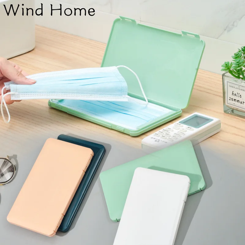 

Disposable Face Mask Case Portable Storage Case Holder Save Mask box Face Mask Container Mask Organizer Box Surgical Mask