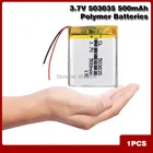 Литий-полимерный аккумулятор 503035, 3,7 в, 500 мАч, 3,7 в, литий-ионный аккумулятор для MP3, DVD, GPS-навигации