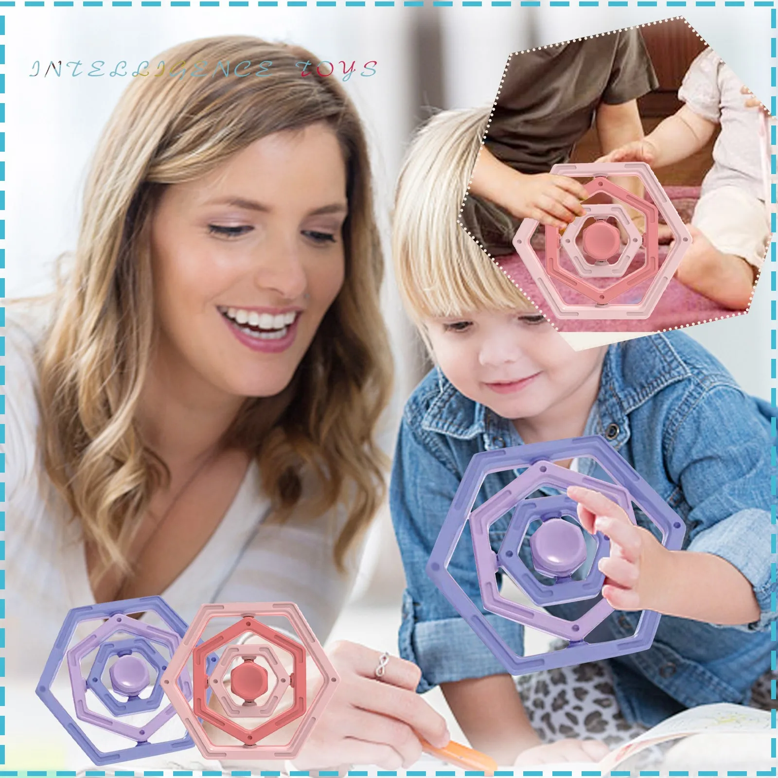 

3D бесконечный переворачивающийся наконечник пальца гироскоп вибрирующие детские игрушки вращающаяся игрушка для взрослых и детей подарок забавные подарки игрушки