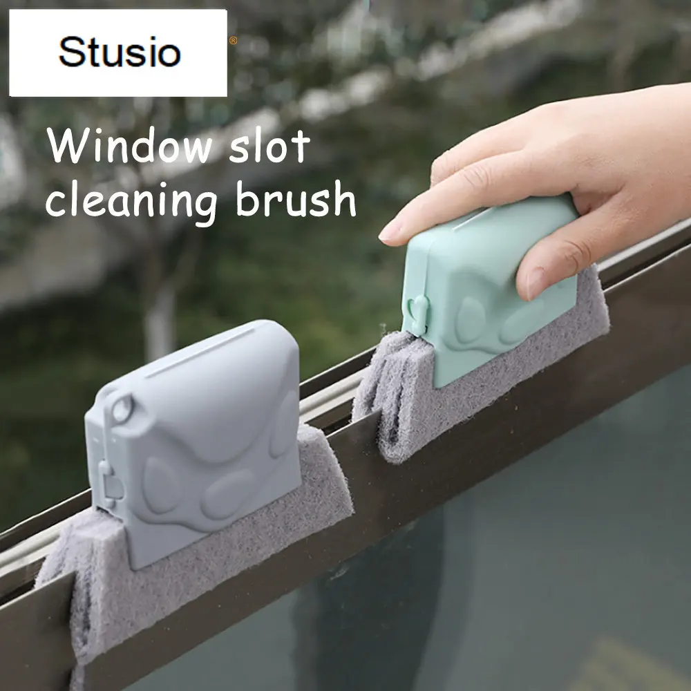 

Creative Window Groove Cleaning Cloth Brush Slot Hand-held Door Gap Keyboard Kitchen Floor Gap Brush Corners Gap Cleaning Tool