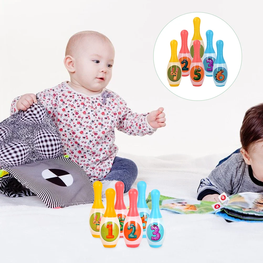 

1 Set Bowling Balls Plaything Bowling Toys Parent-child Interactive for Kids