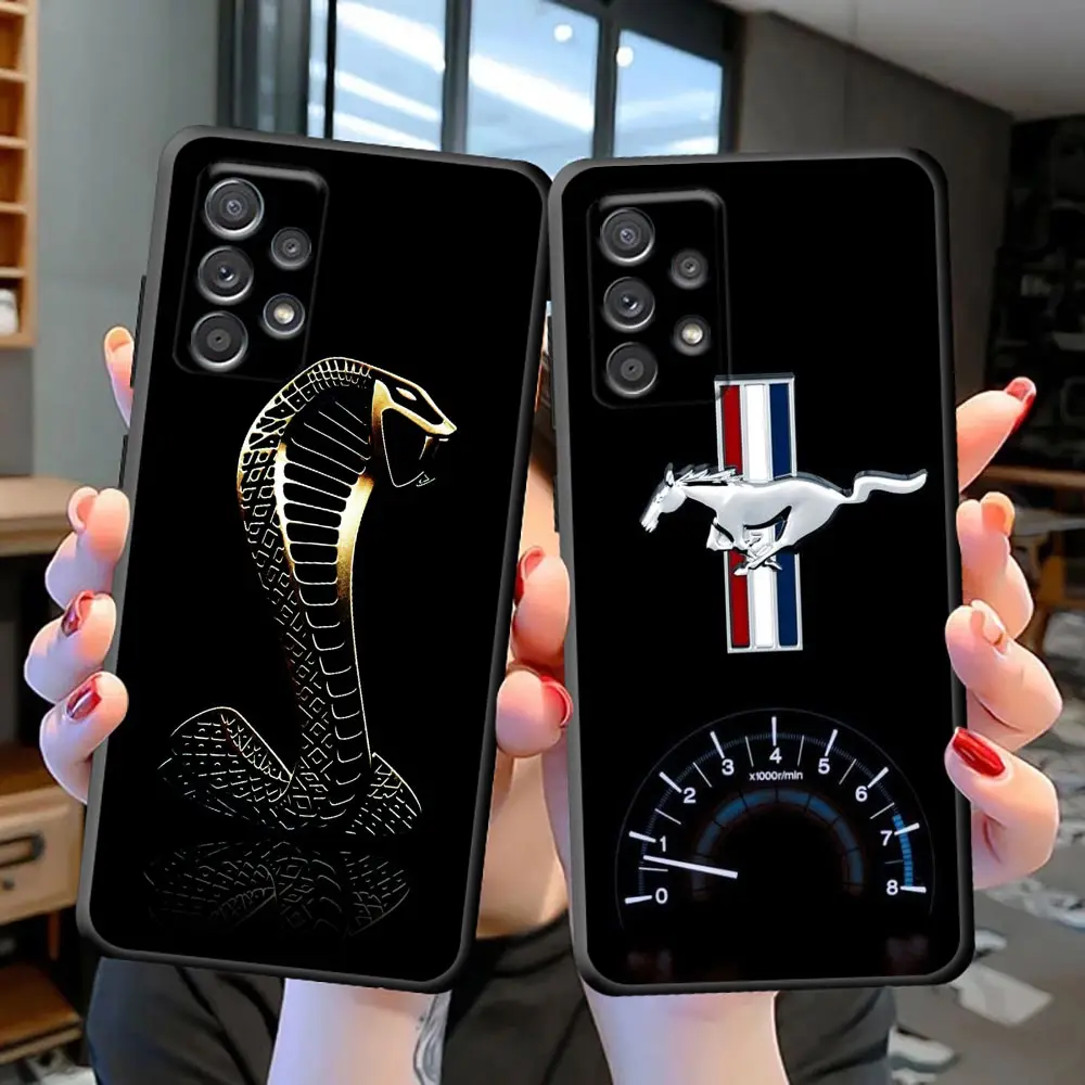 

Funda Coque Case for Samsung S22 S21 S20 S23 S8 S9 S10 Lite FE Plus Ultra 4G 5G TPU Case Capa Cover American Muscle Luxury Cars