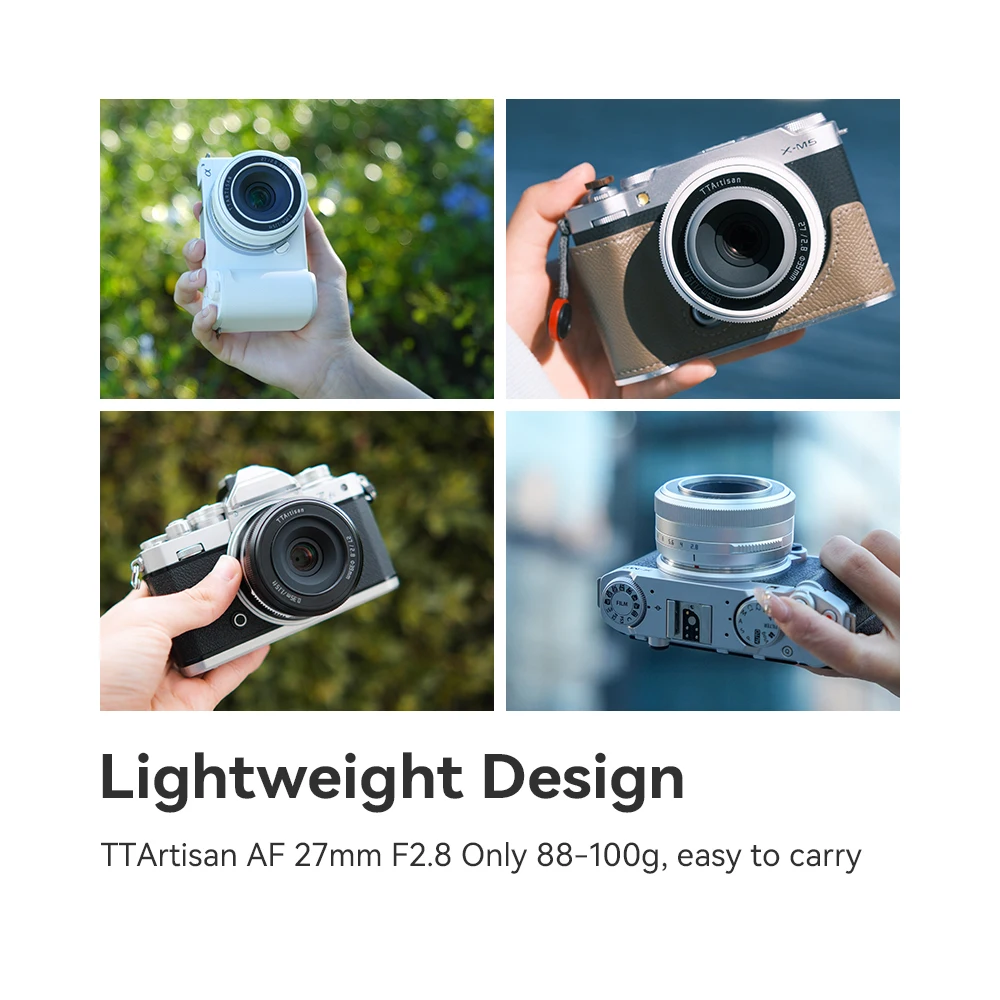 Фото TTArtisan AF 27 мм F2.8 APS-C широкоугольный объектив с автофокусом и большой диафрагмой для Sony ZV-E1 ZV-E10 A-1 A6000 A6400 A6500 A6600 №3