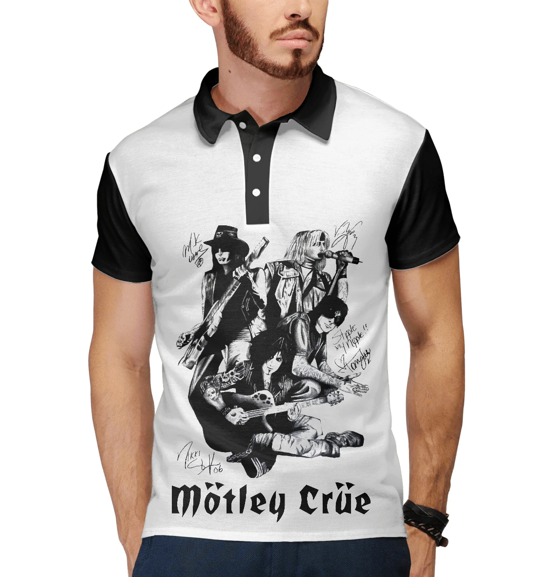 Футболка Поло Motley Crue Прочее |