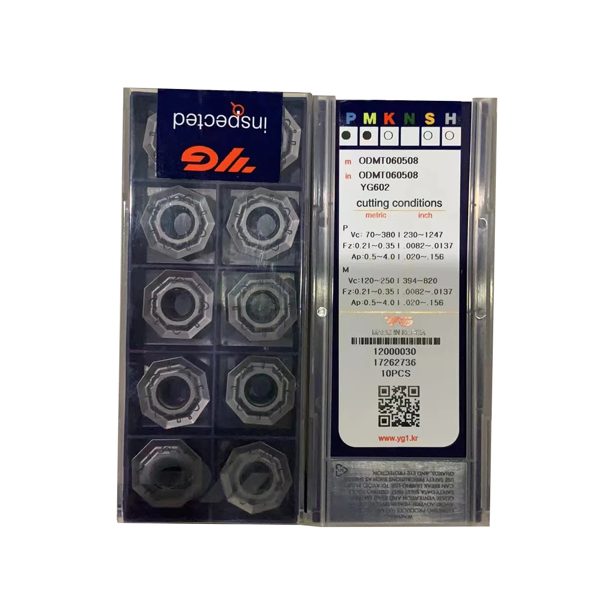 

100% Оригинальный ODMT ODMT06 ODMT0605 ODMT060508 YG602 фрезерная вставка